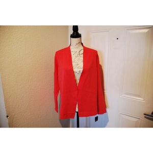 Alfani Women’s Open-Front Cardigan Size Large Color Royal Peony